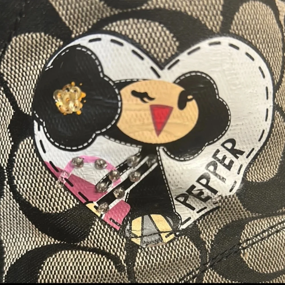 Coach Poppy Pepper Chan High-Top Sneakers Sz 8 - Picture 4 of 11